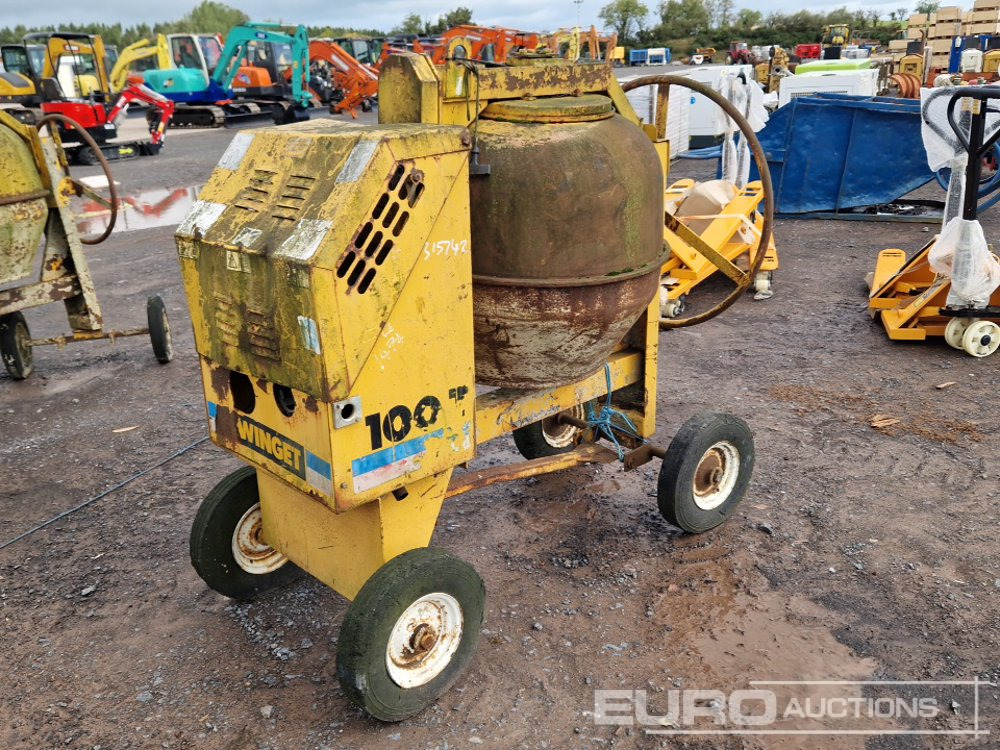 Winget 100T Diesel Cement Mixer, Yanmar Engine - Betonmischer: das Bild 1 Winget 100T Diesel Cement Mixer, Yanmar Engine - Betonmischer: das Bild 1