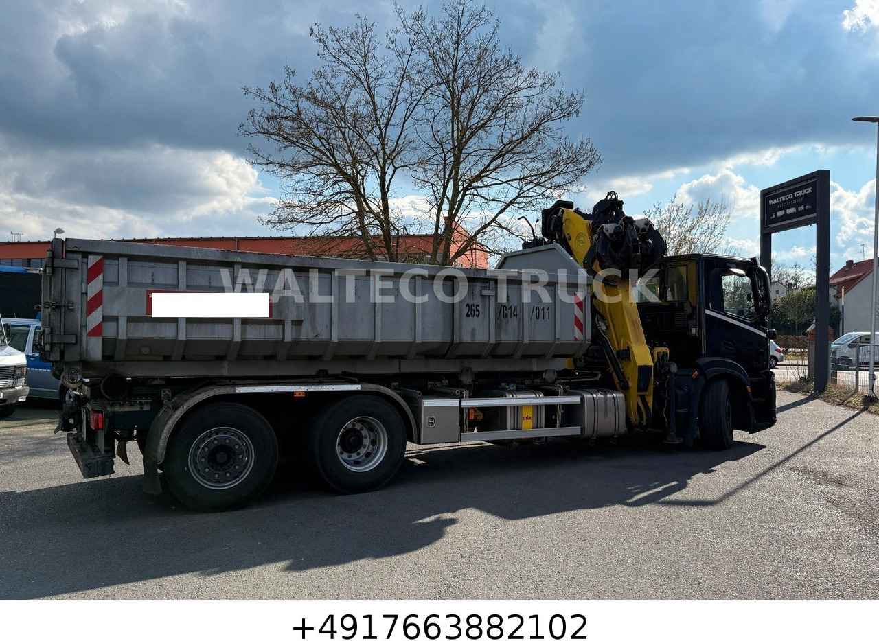 Iveco X Way 460/Abroll HYVA/KRAN TAYFUN/LENKACHSE - Abrollkipper: das Bild 4 Iveco X Way 460/Abroll HYVA/KRAN TAYFUN/LENKACHSE - Abrollkipper: das Bild 4