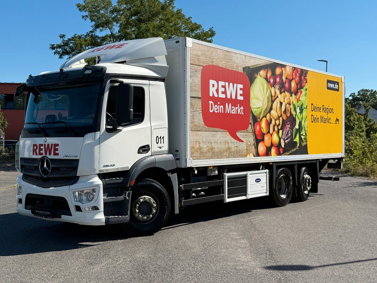Mercedes-Benz Antos 2543 Kühler/Liftachse/8m/Ladebord/Retarder - Kühlkoffer LKW: das Bild 1 Mercedes-Benz Antos 2543 Kühler/Liftachse/8m/Ladebord/Retarder - Kühlkoffer LKW: das Bild 1