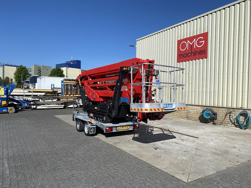 Raupenarbeitsbühne Platform Basket Spider 22.10, Spin hoogwerker met aanhangwagen: das Bild 6