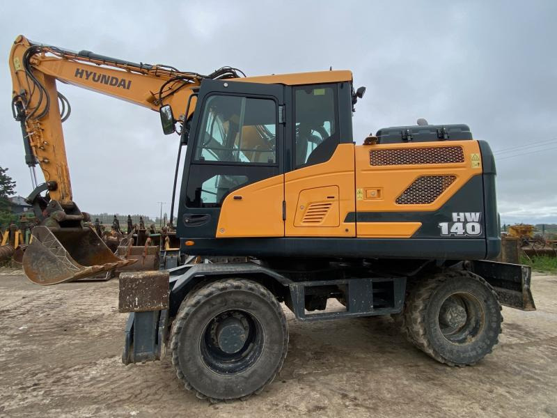 Hyundai HW 140 - Mobilbagger: das Bild 1 Hyundai HW 140 - Mobilbagger: das Bild 1