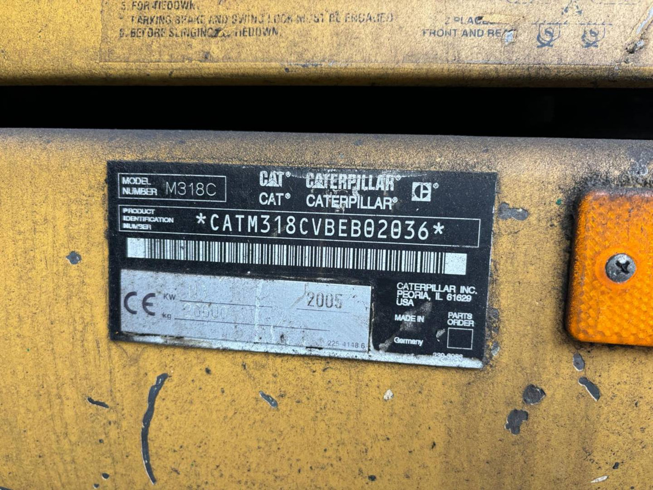 CAT M318C - Mobilbagger: das Bild 5 CAT M318C - Mobilbagger: das Bild 5