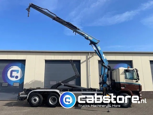 DAF CF 85.340 6X2 Euro 3 - Haakarm containersystem - Hooklift - Abrollkipper - Year 2004 - HMF 1680-K2 Crane - Grua - Ladekran - Autolaadkraan - Abrollkipper, Autokran: das Bild 5 DAF CF 85.340 6X2 Euro 3 - Haakarm containersystem - Hooklift - Abrollkipper - Year 2004 - HMF 1680-K2 Crane - Grua - Ladekran - Autolaadkraan - Abrollkipper, Autokran: das Bild 5