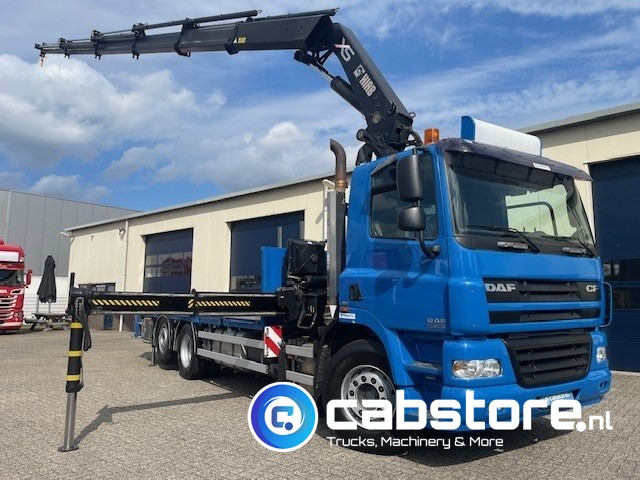 DAF CF 85.360 FAN 6x2 Euro 5 - Open laadbak + HIAB XS 377 EP-5 Hipro laadkraan - Remote control - Bouwjaar 2006 - Zeer goede conditie - Pritsche LKW, Autokran: das Bild 2 DAF CF 85.360 FAN 6x2 Euro 5 - Open laadbak + HIAB XS 377 EP-5 Hipro laadkraan - Remote control - Bouwjaar 2006 - Zeer goede conditie - Pritsche LKW, Autokran: das Bild 2