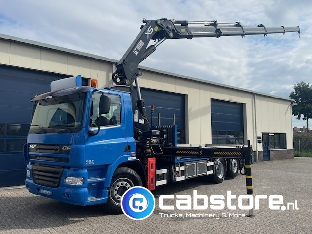DAF CF 85.360 FAN 6x2 Euro 5 - Open laadbak + HIAB XS 377 EP-5 Hipro laadkraan - Remote control - Bouwjaar 2006 - Zeer goede conditie - Pritsche LKW, Autokran: das Bild 1 DAF CF 85.360 FAN 6x2 Euro 5 - Open laadbak + HIAB XS 377 EP-5 Hipro laadkraan - Remote control - Bouwjaar 2006 - Zeer goede conditie - Pritsche LKW, Autokran: das Bild 1