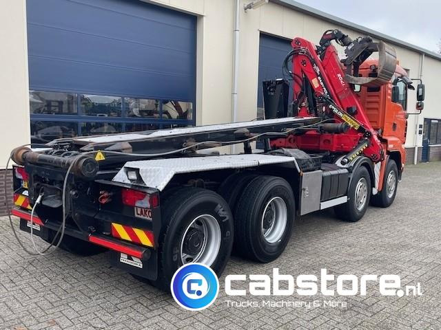 MAN TGA 41.440 8X4 BB Palfinger Epsilon Z-Kraan bouwjaar 2011 + NCH 30 Ton's Kabel-containersyteem - Handgeschakeld - Bouwjaar 2007 - Km 582.782 - Seil Abrollkipper, Autokran: das Bild 4 MAN TGA 41.440 8X4 BB Palfinger Epsilon Z-Kraan bouwjaar 2011 + NCH 30 Ton's Kabel-containersyteem - Handgeschakeld - Bouwjaar 2007 - Km 582.782 - Seil Abrollkipper, Autokran: das Bild 4