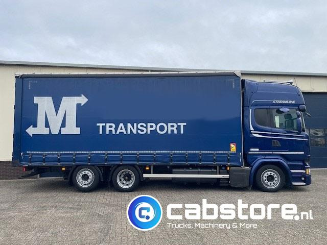 Plane LKW Scania R450 LB6X2MLB Euro 6 - Bouwjaar 2016 - Topline - Doorlaad-volume combi+ Wecon Middenas aanhangwagen - Good condition: das Bild 6 Plane LKW Scania R450 LB6X2MLB Euro 6 - Bouwjaar 2016 - Topline - Doorlaad-volume combi+ Wecon Middenas aanhangwagen - Good condition: das Bild 6
