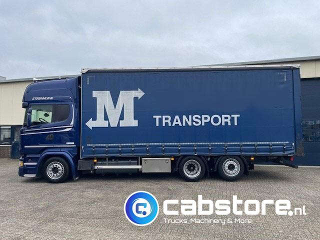 Plane LKW Scania R450 LB6X2MLB Euro 6 - Bouwjaar 2016 - Topline - Doorlaad-volume combi+ Wecon Middenas aanhangwagen - Good condition: das Bild 7 Plane LKW Scania R450 LB6X2MLB Euro 6 - Bouwjaar 2016 - Topline - Doorlaad-volume combi+ Wecon Middenas aanhangwagen - Good condition: das Bild 7