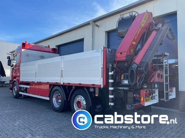 Scania R520 LB6X2*4HNB Euro 6 - Bouwjaar 2013 - Highline - Opticruise - Open box + Palfinger PK 24001-K B Autolaadkraan - Good condition ! - Autokran: das Bild 5 Scania R520 LB6X2*4HNB Euro 6 - Bouwjaar 2013 - Highline - Opticruise - Open box + Palfinger PK 24001-K B Autolaadkraan - Good condition ! - Autokran: das Bild 5