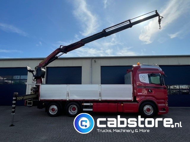 Scania R520 LB6X2*4HNB Euro 6 - Bouwjaar 2013 - Highline - Opticruise - Open box + Palfinger PK 24001-K B Autolaadkraan - Good condition ! - Autokran: das Bild 3 Scania R520 LB6X2*4HNB Euro 6 - Bouwjaar 2013 - Highline - Opticruise - Open box + Palfinger PK 24001-K B Autolaadkraan - Good condition ! - Autokran: das Bild 3