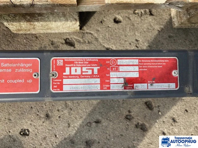 Scania JOST skammel flytbar - Sattelkupplung für LKW: das Bild 5 Scania JOST skammel flytbar - Sattelkupplung für LKW: das Bild 5