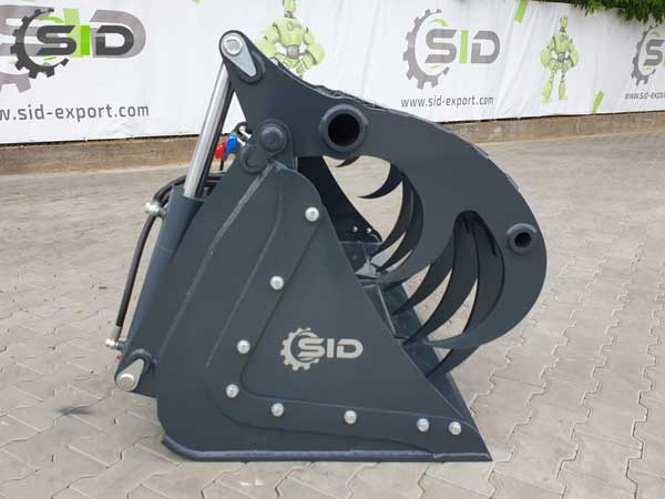 SID GREIFSCHAUFEL GEBRANNTE ZINKEN / Grab bucket burned tines 1,0 m - Zweischalengreifer für Traktor: das Bild 2 SID GREIFSCHAUFEL GEBRANNTE ZINKEN / Grab bucket burned tines 1,0 m - Zweischalengreifer für Traktor: das Bild 2
