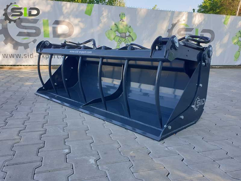 SID Greifschaufel Krokodilschaufel Silagegreifer S / Grab bucket forged tines S 1,2 m - Zweischalengreifer für Zweischalengreifer: das Bild 1 SID Greifschaufel Krokodilschaufel Silagegreifer S / Grab bucket forged tines S 1,2 m - Zweischalengreifer für Zweischalengreifer: das Bild 1