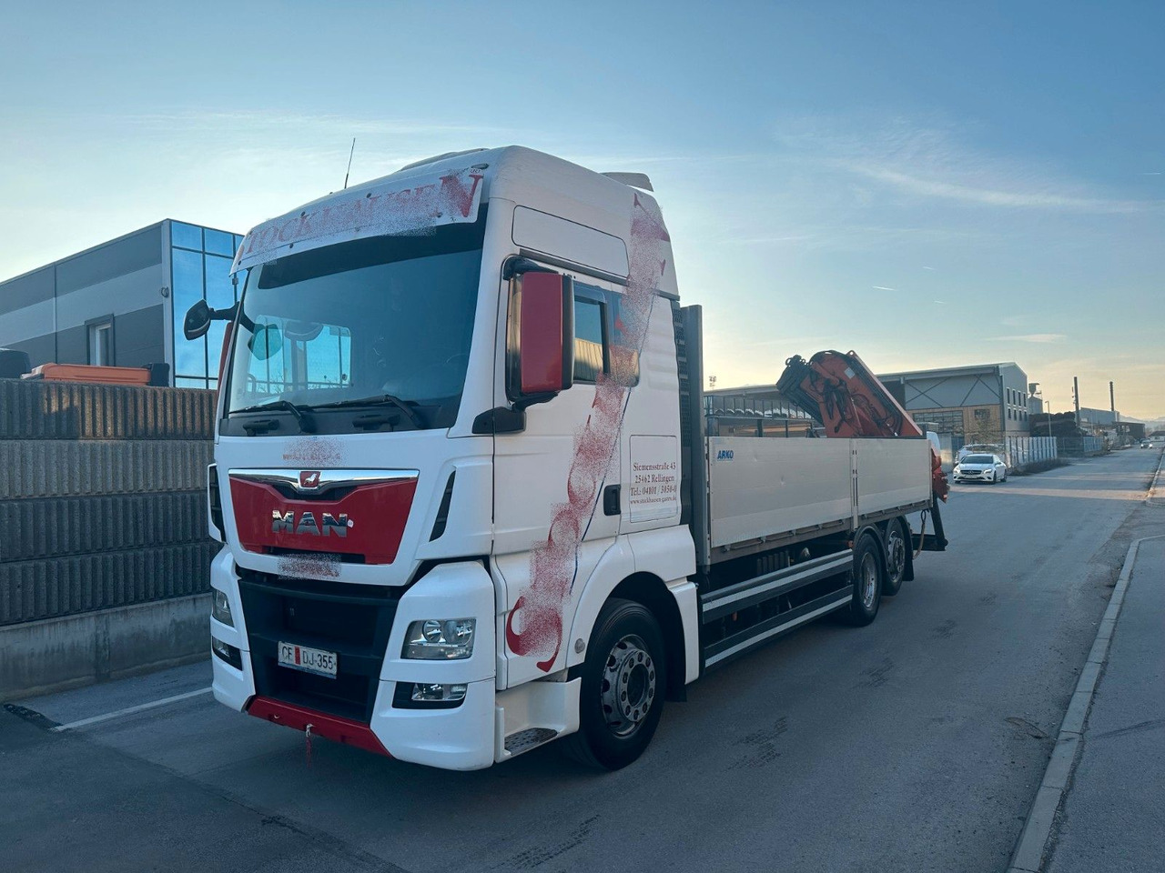 MAN TGX 26.440 6X2 Intarder ATLAS 165 - Pritsche LKW, Autokran: das Bild 2 MAN TGX 26.440 6X2 Intarder ATLAS 165 - Pritsche LKW, Autokran: das Bild 2