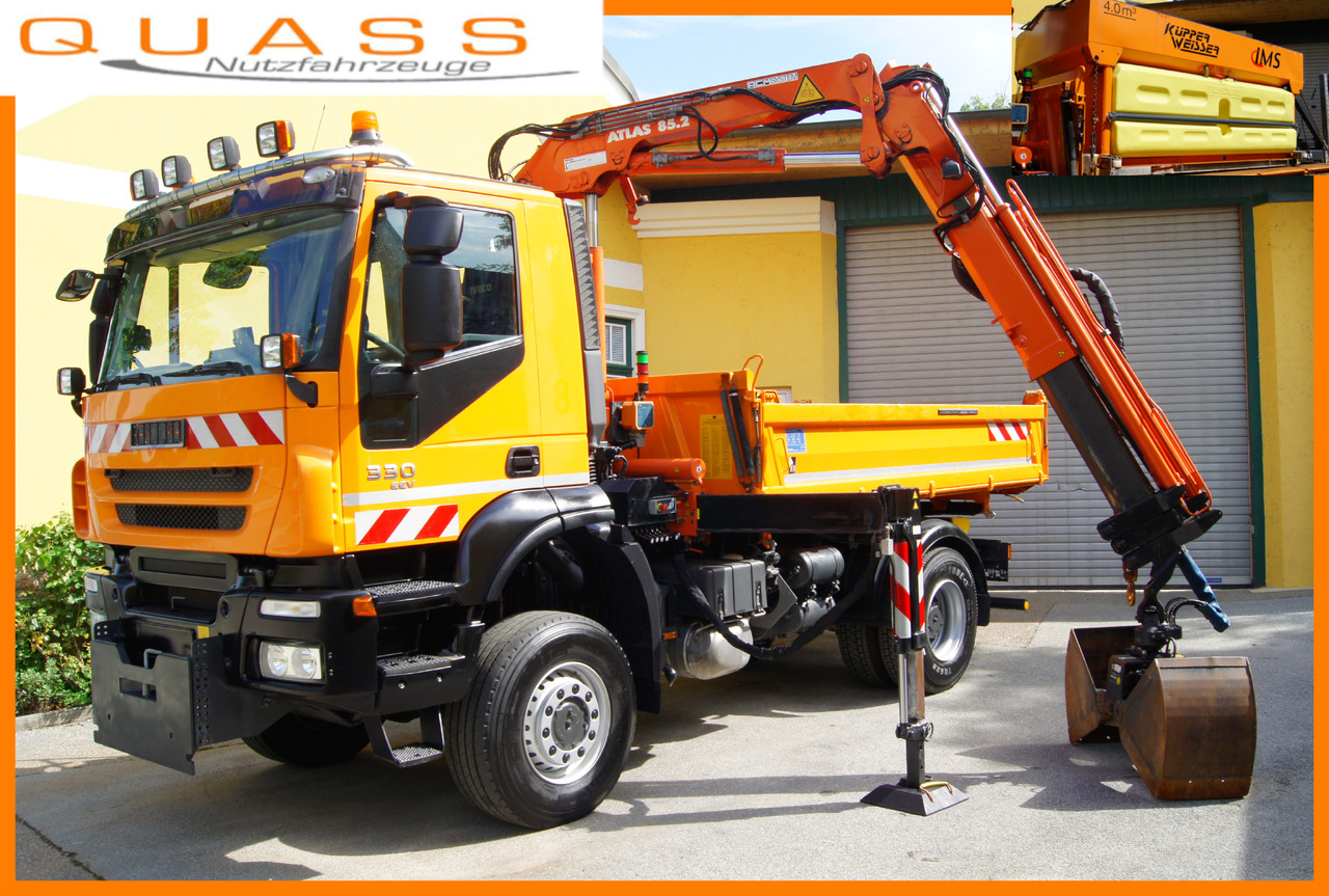 IVECO 190T33 Trakker 4x4/ATLAS 85.2/Euro5/Winterdienst/Streuer - Schneeräumfahrzeug: das Bild 1 IVECO 190T33 Trakker 4x4/ATLAS 85.2/Euro5/Winterdienst/Streuer - Schneeräumfahrzeug: das Bild 1