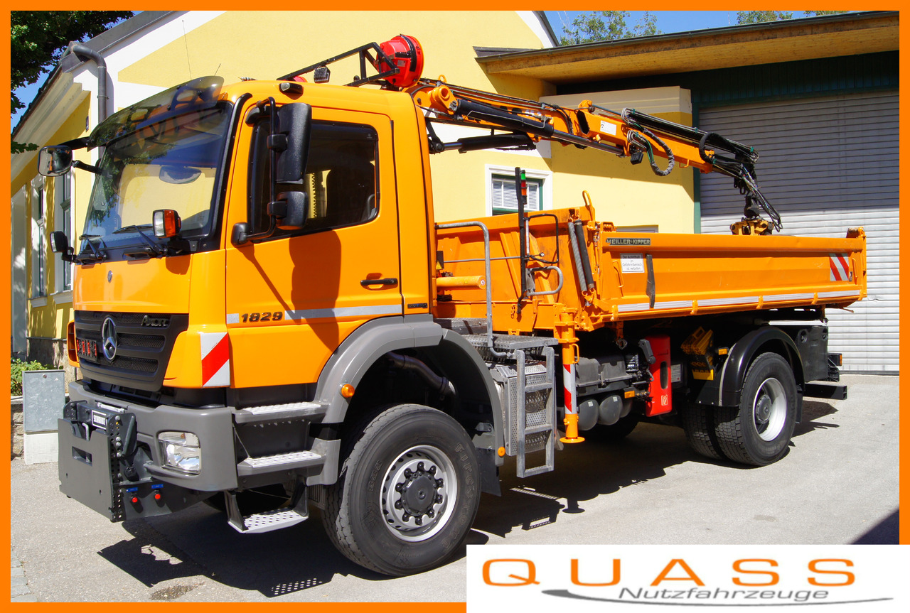 MERCEDES-BENZ AXOR 1829 4x4/EURO 5/ATLAS 65.2/MEILLER/Winterdienst - Schneeräumfahrzeug: das Bild 1 MERCEDES-BENZ AXOR 1829 4x4/EURO 5/ATLAS 65.2/MEILLER/Winterdienst - Schneeräumfahrzeug: das Bild 1