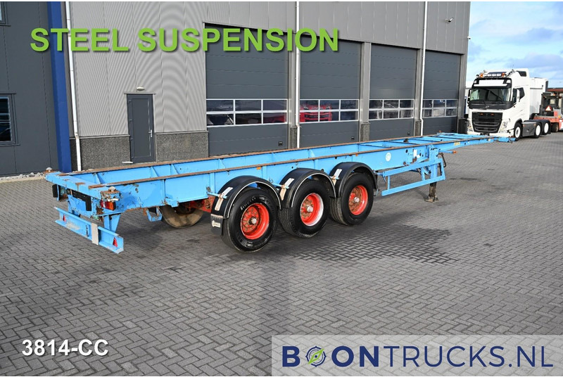 Blumhardt Cont.-Sal 40.24 E FIXED CHASSIS | 40ft * STEEL SUSPENSION * BPW / DRUM - Container/ Wechselfahrgestell Auflieger: das Bild 1 Blumhardt Cont.-Sal 40.24 E FIXED CHASSIS | 40ft * STEEL SUSPENSION * BPW / DRUM - Container/ Wechselfahrgestell Auflieger: das Bild 1