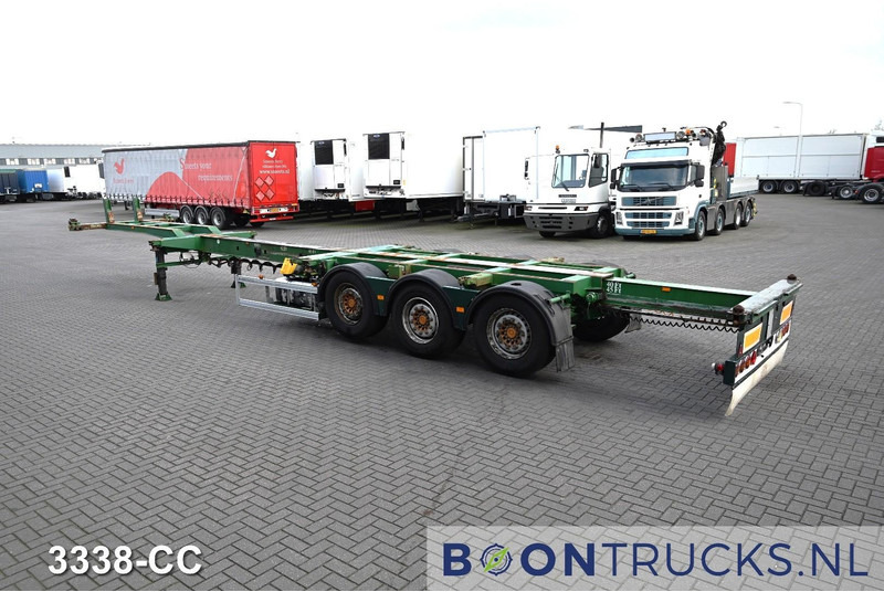 Broshuis 3UCC-39/45 2X20-30-40-45ft HC * LIFT AXLE * 2 x EXTENDABLE - Container/ Wechselfahrgestell Auflieger: das Bild 3 Broshuis 3UCC-39/45 2X20-30-40-45ft HC * LIFT AXLE * 2 x EXTENDABLE - Container/ Wechselfahrgestell Auflieger: das Bild 3