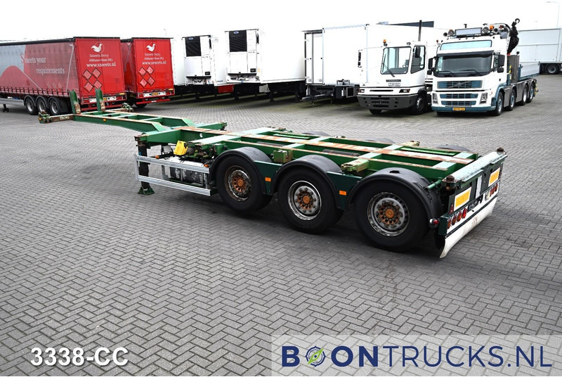 Broshuis 3UCC-39/45 2X20-30-40-45ft HC * LIFT AXLE * 2 x EXTENDABLE - Container/ Wechselfahrgestell Auflieger: das Bild 4 Broshuis 3UCC-39/45 2X20-30-40-45ft HC * LIFT AXLE * 2 x EXTENDABLE - Container/ Wechselfahrgestell Auflieger: das Bild 4