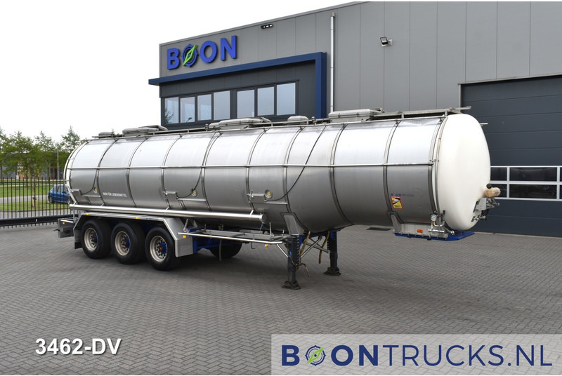 Burg BPO 12-27 Z TANK | 32,7 M³ * 3 COMP. * FOOD * STAINLESS STEEL * APK 05-2025 - Tankauflieger: das Bild 4 Burg BPO 12-27 Z TANK | 32,7 M³ * 3 COMP. * FOOD * STAINLESS STEEL * APK 05-2025 - Tankauflieger: das Bild 4