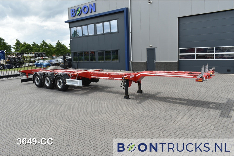 D-Tec FLEXITRAILER | 2x20-30-40-45ft HC * 2x LIFT AXLE * 2x EXTENDABLE * DISC BRAKES - Container/ Wechselfahrgestell Auflieger: das Bild 4 D-Tec FLEXITRAILER | 2x20-30-40-45ft HC * 2x LIFT AXLE * 2x EXTENDABLE * DISC BRAKES - Container/ Wechselfahrgestell Auflieger: das Bild 4