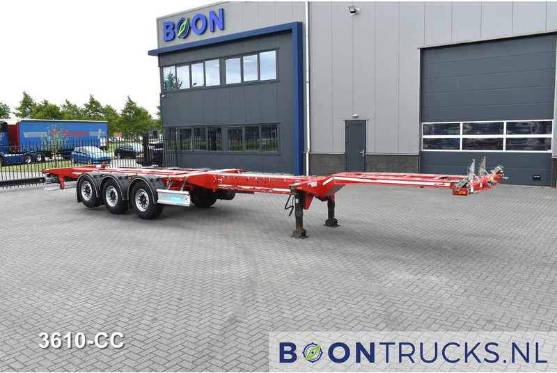 D-Tec FLEXITRAILER | 2x20-30-40-45ft HC * 2x LIFT AXLE * 2x EXTENDABLE * DISC BRAKES - Container/ Wechselfahrgestell Auflieger: das Bild 4 D-Tec FLEXITRAILER | 2x20-30-40-45ft HC * 2x LIFT AXLE * 2x EXTENDABLE * DISC BRAKES - Container/ Wechselfahrgestell Auflieger: das Bild 4