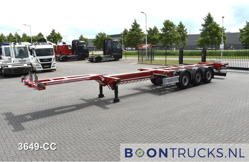 D-Tec FLEXITRAILER | 2x20-30-40-45ft HC * 2x LIFT AXLE * 2x EXTENDABLE * DISC BRAKES - Container/ Wechselfahrgestell Auflieger: das Bild 5 D-Tec FLEXITRAILER | 2x20-30-40-45ft HC * 2x LIFT AXLE * 2x EXTENDABLE * DISC BRAKES - Container/ Wechselfahrgestell Auflieger: das Bild 5