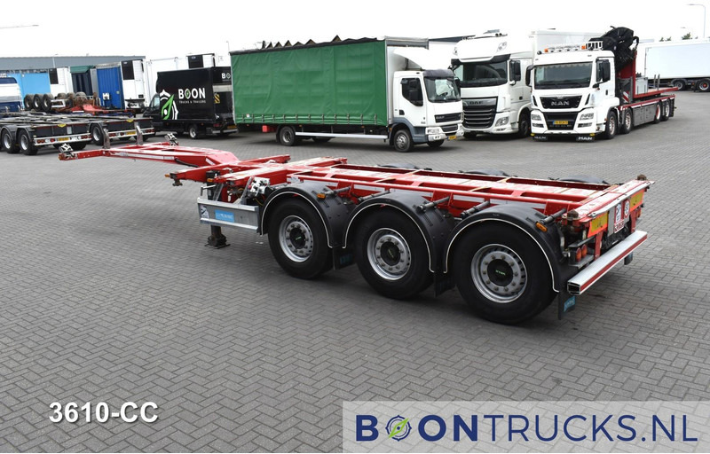 D-Tec FLEXITRAILER | 2x20-30-40-45ft HC * 2x LIFT AXLE * 2x EXTENDABLE * DISC BRAKES - Container/ Wechselfahrgestell Auflieger: das Bild 3 D-Tec FLEXITRAILER | 2x20-30-40-45ft HC * 2x LIFT AXLE * 2x EXTENDABLE * DISC BRAKES - Container/ Wechselfahrgestell Auflieger: das Bild 3