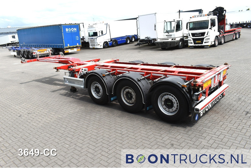 D-Tec FLEXITRAILER | 2x20-30-40-45ft HC * 2x LIFT AXLE * 2x EXTENDABLE * DISC BRAKES - Container/ Wechselfahrgestell Auflieger: das Bild 3 D-Tec FLEXITRAILER | 2x20-30-40-45ft HC * 2x LIFT AXLE * 2x EXTENDABLE * DISC BRAKES - Container/ Wechselfahrgestell Auflieger: das Bild 3