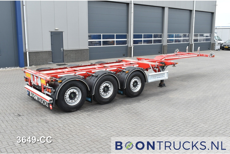 D-Tec FLEXITRAILER | 2x20-30-40-45ft HC * 2x LIFT AXLE * 2x EXTENDABLE * DISC BRAKES - Container/ Wechselfahrgestell Auflieger: das Bild 1 D-Tec FLEXITRAILER | 2x20-30-40-45ft HC * 2x LIFT AXLE * 2x EXTENDABLE * DISC BRAKES - Container/ Wechselfahrgestell Auflieger: das Bild 1