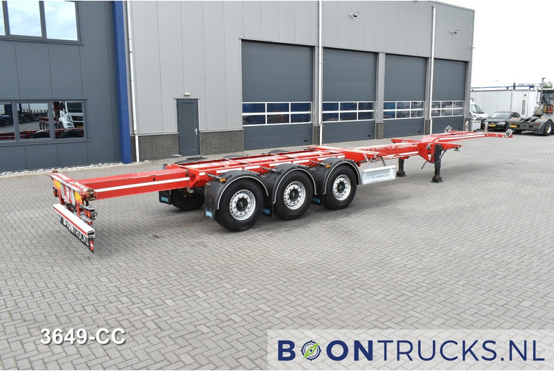 D-Tec FLEXITRAILER | 2x20-30-40-45ft HC * 2x LIFT AXLE * 2x EXTENDABLE * DISC BRAKES - Container/ Wechselfahrgestell Auflieger: das Bild 2 D-Tec FLEXITRAILER | 2x20-30-40-45ft HC * 2x LIFT AXLE * 2x EXTENDABLE * DISC BRAKES - Container/ Wechselfahrgestell Auflieger: das Bild 2