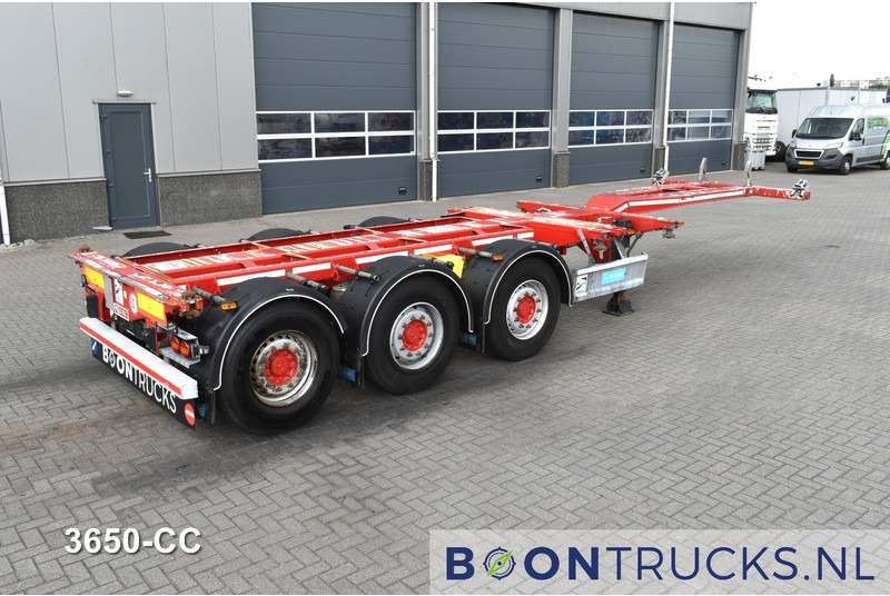 D-Tec FLEXITRAILER | 2x20-30-40-45ft HC * 2x LIFT AXLE * 2x EXTENDABLE * MOT 11-2025 - Container/ Wechselfahrgestell Auflieger: das Bild 1 D-Tec FLEXITRAILER | 2x20-30-40-45ft HC * 2x LIFT AXLE * 2x EXTENDABLE * MOT 11-2025 - Container/ Wechselfahrgestell Auflieger: das Bild 1