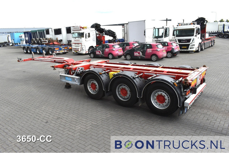 D-Tec FLEXITRAILER | 2x20-30-40-45ft HC * 2x LIFT AXLE * 2x EXTENDABLE * MOT 11-2025 - Container/ Wechselfahrgestell Auflieger: das Bild 3 D-Tec FLEXITRAILER | 2x20-30-40-45ft HC * 2x LIFT AXLE * 2x EXTENDABLE * MOT 11-2025 - Container/ Wechselfahrgestell Auflieger: das Bild 3