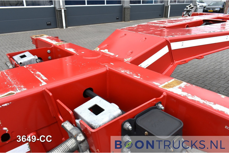 Container/ Wechselfahrgestell Auflieger D-Tec FLEXITRAILER | 2x20-30-40-45ft HC * 2x LIFT AXLE * 2x EXTENDABLE * NL TRAILER * APK 09-2026: das Bild 16