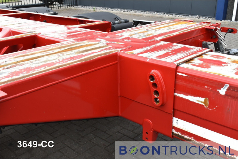 Container/ Wechselfahrgestell Auflieger D-Tec FLEXITRAILER | 2x20-30-40-45ft HC * 2x LIFT AXLE * 2x EXTENDABLE * NL TRAILER * APK 09-2026: das Bild 18