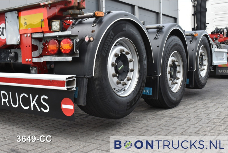 Container/ Wechselfahrgestell Auflieger D-Tec FLEXITRAILER | 2x20-30-40-45ft HC * 2x LIFT AXLE * 2x EXTENDABLE * NL TRAILER * APK 09-2026: das Bild 8