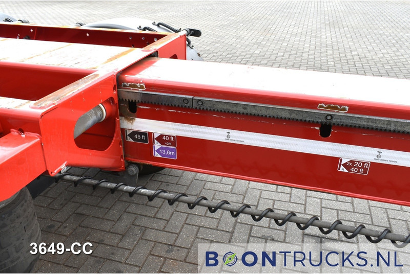 Container/ Wechselfahrgestell Auflieger D-Tec FLEXITRAILER | 2x20-30-40-45ft HC * 2x LIFT AXLE * 2x EXTENDABLE * NL TRAILER * APK 09-2026: das Bild 14