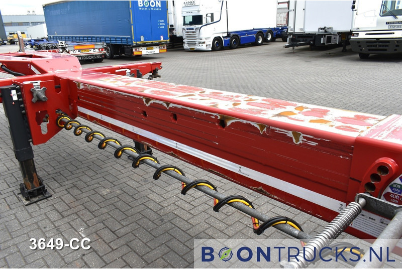 Container/ Wechselfahrgestell Auflieger D-Tec FLEXITRAILER | 2x20-30-40-45ft HC * 2x LIFT AXLE * 2x EXTENDABLE * NL TRAILER * APK 09-2026: das Bild 10