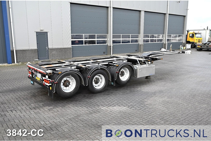 D-Tec FLEXITRAILER | 2x20-30-40-45ft HC * 2x LIFT AXLE * 3x EXTENDABLE * ADR * APK 10-2026 * NL TRAILER - Container/ Wechselfahrgestell Auflieger: das Bild 1 D-Tec FLEXITRAILER | 2x20-30-40-45ft HC * 2x LIFT AXLE * 3x EXTENDABLE * ADR * APK 10-2026 * NL TRAILER - Container/ Wechselfahrgestell Auflieger: das Bild 1