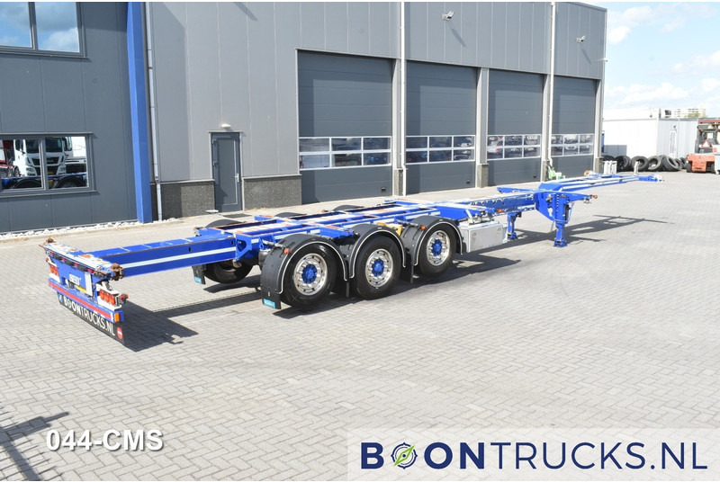 D-Tec FLEXITRAILER | 2x20-30-40-45ft HC * 2x LIFT AXLE * BPW/DISC * 3x EXT * NL TRAILER * APK 05-2026 - Container/ Wechselfahrgestell Auflieger: das Bild 2 D-Tec FLEXITRAILER | 2x20-30-40-45ft HC * 2x LIFT AXLE * BPW/DISC * 3x EXT * NL TRAILER * APK 05-2026 - Container/ Wechselfahrgestell Auflieger: das Bild 2