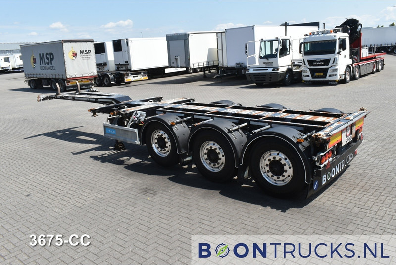 D-Tec FLEXITRAILER | 2x20-30-40-45ft HC * BPW / DISC * ALCOA * 3x EXTENDABLE - Container/ Wechselfahrgestell Auflieger: das Bild 3 D-Tec FLEXITRAILER | 2x20-30-40-45ft HC * BPW / DISC * ALCOA * 3x EXTENDABLE - Container/ Wechselfahrgestell Auflieger: das Bild 3
