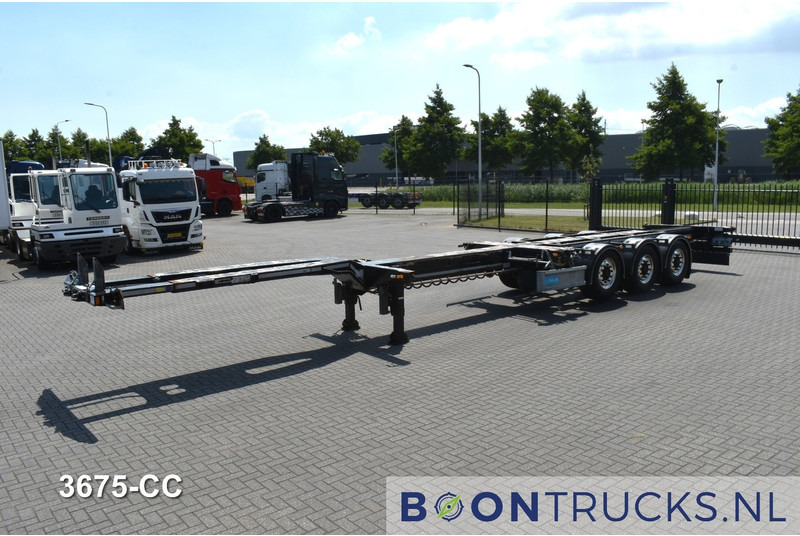 D-Tec FLEXITRAILER | 2x20-30-40-45ft HC * BPW / DISC * ALCOA * 3x EXTENDABLE - Container/ Wechselfahrgestell Auflieger: das Bild 5 D-Tec FLEXITRAILER | 2x20-30-40-45ft HC * BPW / DISC * ALCOA * 3x EXTENDABLE - Container/ Wechselfahrgestell Auflieger: das Bild 5