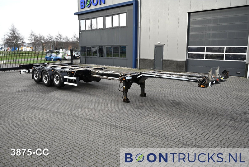 D-Tec FLEXITRAILER LS | 2x20-30-40-45ft HC * 2x LIFT AXLE * BPW / DISC * MOT 01-2027 - Container/ Wechselfahrgestell Auflieger: das Bild 5 D-Tec FLEXITRAILER LS | 2x20-30-40-45ft HC * 2x LIFT AXLE * BPW / DISC * MOT 01-2027 - Container/ Wechselfahrgestell Auflieger: das Bild 5
