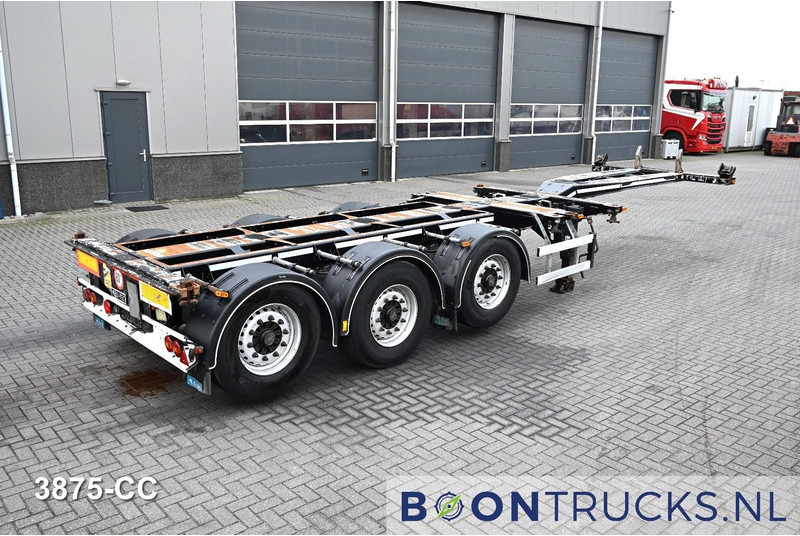 D-Tec FLEXITRAILER LS | 2x20-30-40-45ft HC * 2x LIFT AXLE * BPW / DISC * MOT 01-2027 - Container/ Wechselfahrgestell Auflieger: das Bild 1 D-Tec FLEXITRAILER LS | 2x20-30-40-45ft HC * 2x LIFT AXLE * BPW / DISC * MOT 01-2027 - Container/ Wechselfahrgestell Auflieger: das Bild 1
