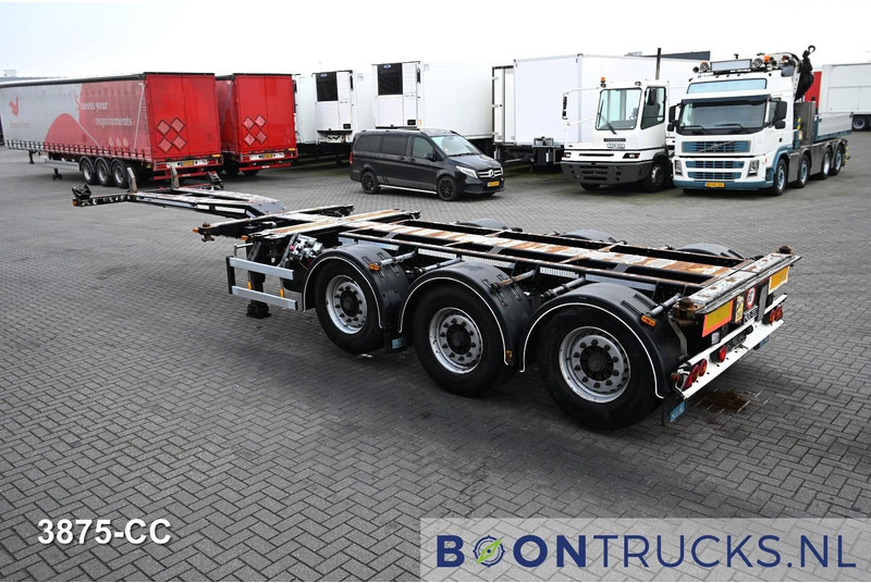 D-Tec FLEXITRAILER LS | 2x20-30-40-45ft HC * 2x LIFTAS * BPW / SCHIJF * APK 01-2027 - Container/ Wechselfahrgestell Auflieger: das Bild 3 D-Tec FLEXITRAILER LS | 2x20-30-40-45ft HC * 2x LIFTAS * BPW / SCHIJF * APK 01-2027 - Container/ Wechselfahrgestell Auflieger: das Bild 3