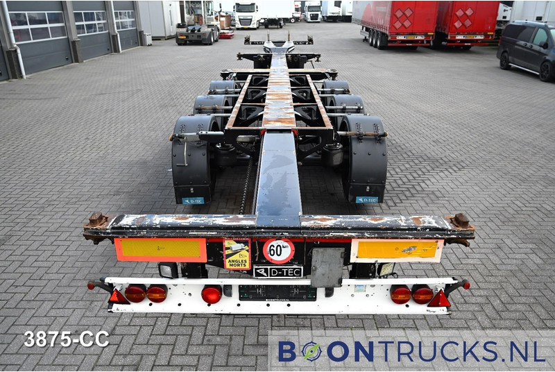 Container/ Wechselfahrgestell Auflieger D-Tec FLEXITRAILER LS | 2x20-30-40-45ft HC * 2x LIFTAS * BPW / SCHIJF * APK 01-2027: das Bild 7 Container/ Wechselfahrgestell Auflieger D-Tec FLEXITRAILER LS | 2x20-30-40-45ft HC * 2x LIFTAS * BPW / SCHIJF * APK 01-2027: das Bild 7