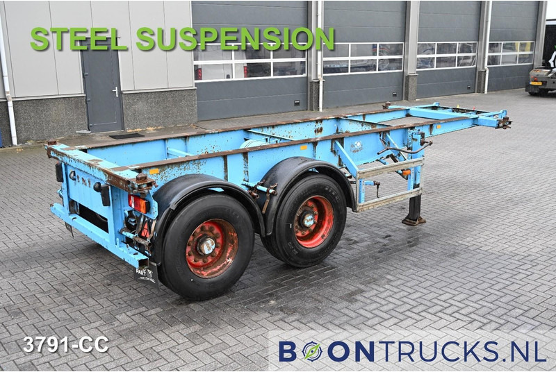 KOHLER CS 20/2 CHASSIS | 20ft * STEEL SUSPENSION * SAF / DRUM * 6x AVAILABLE - Container/ Wechselfahrgestell Auflieger: das Bild 1 KOHLER CS 20/2 CHASSIS | 20ft * STEEL SUSPENSION * SAF / DRUM * 6x AVAILABLE - Container/ Wechselfahrgestell Auflieger: das Bild 1