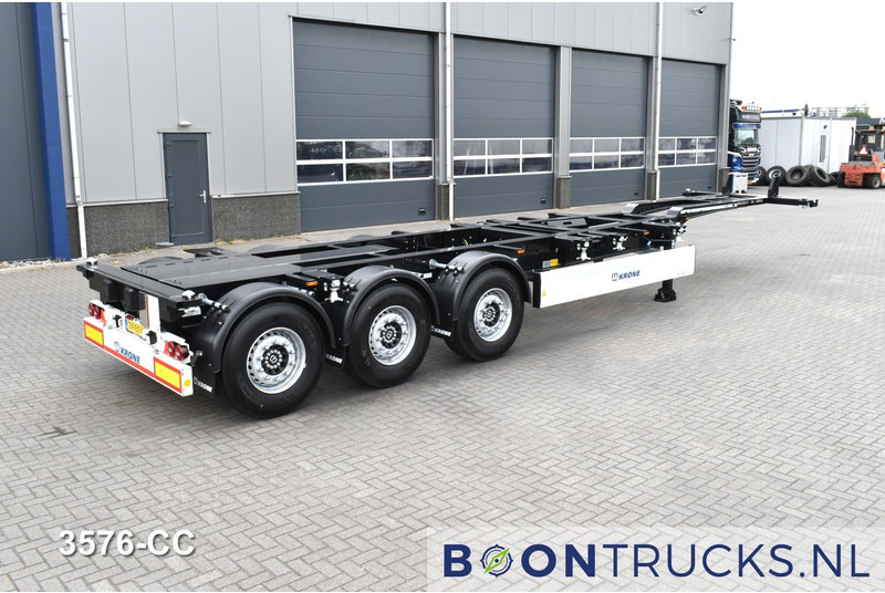 Krone SD BOX LINER NEW / UNREGISTERED | 2x20-40-45ft * LIFT AXLE * DISC BRAKES - Container/ Wechselfahrgestell Auflieger: das Bild 1 Krone SD BOX LINER NEW / UNREGISTERED | 2x20-40-45ft * LIFT AXLE * DISC BRAKES - Container/ Wechselfahrgestell Auflieger: das Bild 1