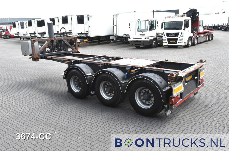 LAG O-3-CC A9 | 20ft TIPPING CHASSIS * 24v SELF SUPPORT * LIFT AXLE * BPW / DISC - Container/ Wechselfahrgestell Auflieger: das Bild 3 LAG O-3-CC A9 | 20ft TIPPING CHASSIS * 24v SELF SUPPORT * LIFT AXLE * BPW / DISC - Container/ Wechselfahrgestell Auflieger: das Bild 3