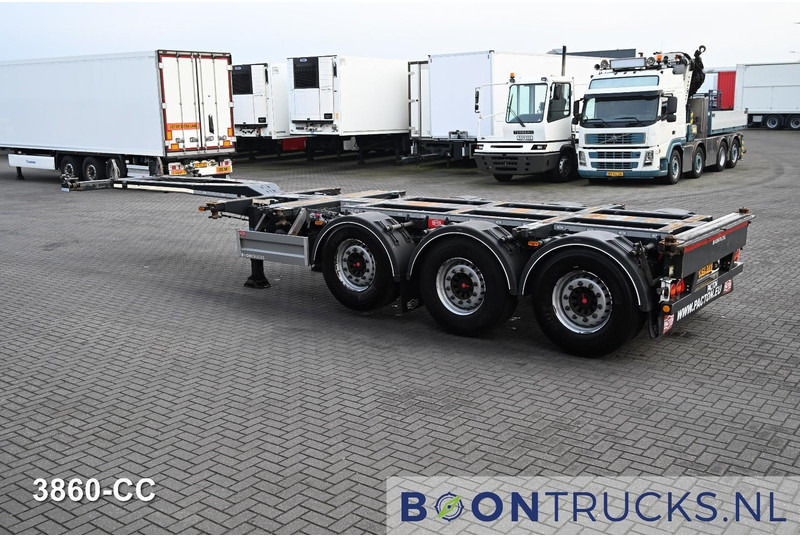 Pacton ET3 | 2x20-30-40-45ft HC * 2x EXTENDABLE * LIFT AXLE * NL TRAILER * APK 06-2026 - Container/ Wechselfahrgestell Auflieger: das Bild 3 Pacton ET3 | 2x20-30-40-45ft HC * 2x EXTENDABLE * LIFT AXLE * NL TRAILER * APK 06-2026 - Container/ Wechselfahrgestell Auflieger: das Bild 3